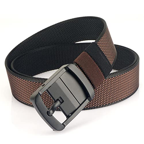 New Men's Nylon Belts Rotary Pin Buckle Reversible 1.5