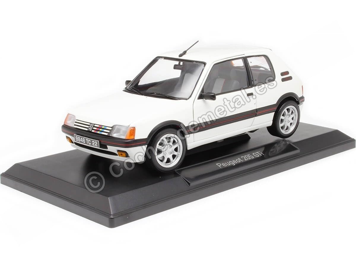 Norev - Peugeot 205 GTI 1.9 1989 Meije White 1:18 Miniature, 184842