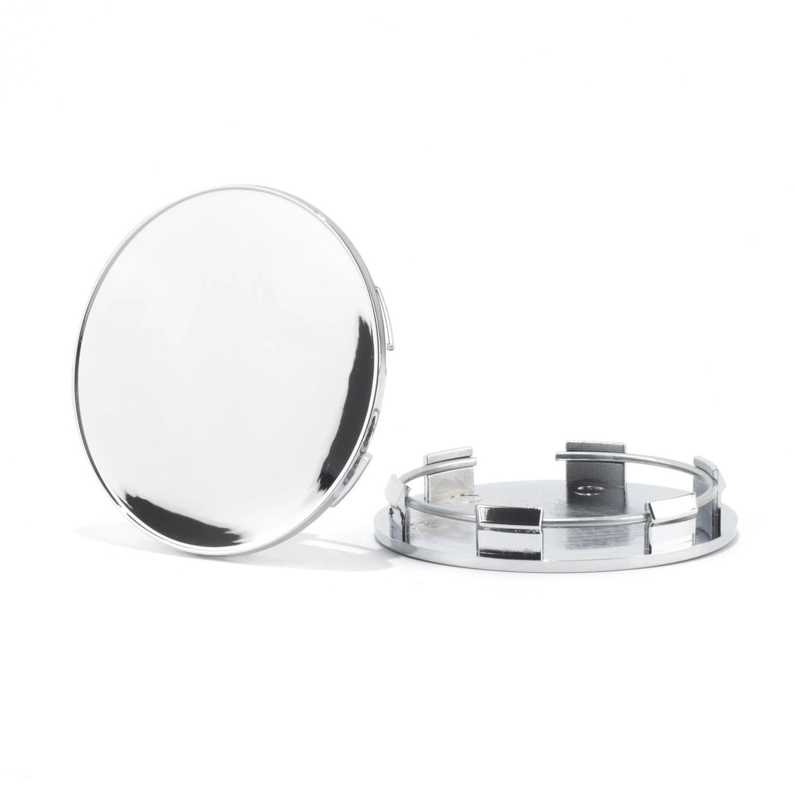 Lot de 2/4 Cache-moyeux universels for Jantes Voiture, diamètre extérieur 66 mm/2,60 po, intérieur,3,38, compatibles avec Les Accessoires décoration(Black 2pcs)