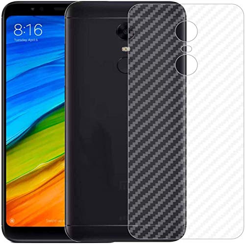 Image of Compatible with Redmi Note 5 Back Screen Protective Film Carbon Fiber Skin Transparent Screen Guard Sticker