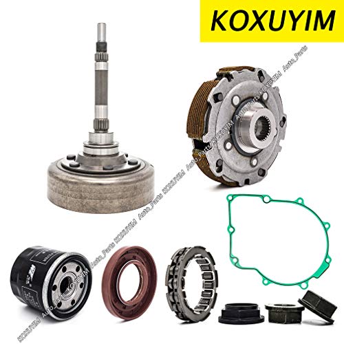 koxuyim Clutch Kits Assembly compatible with ATV UTV hisun,includes Clutch one way bearing,filter,Drum, housing For utv,hs700,msu,500, UTV700, ATV500, ATV700