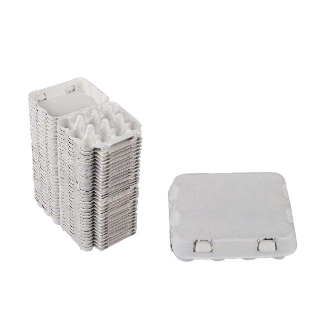 Buy Farmssentials Pulp Quail Egg Cartons Bulk 50 Pack (12 Cavity Tray