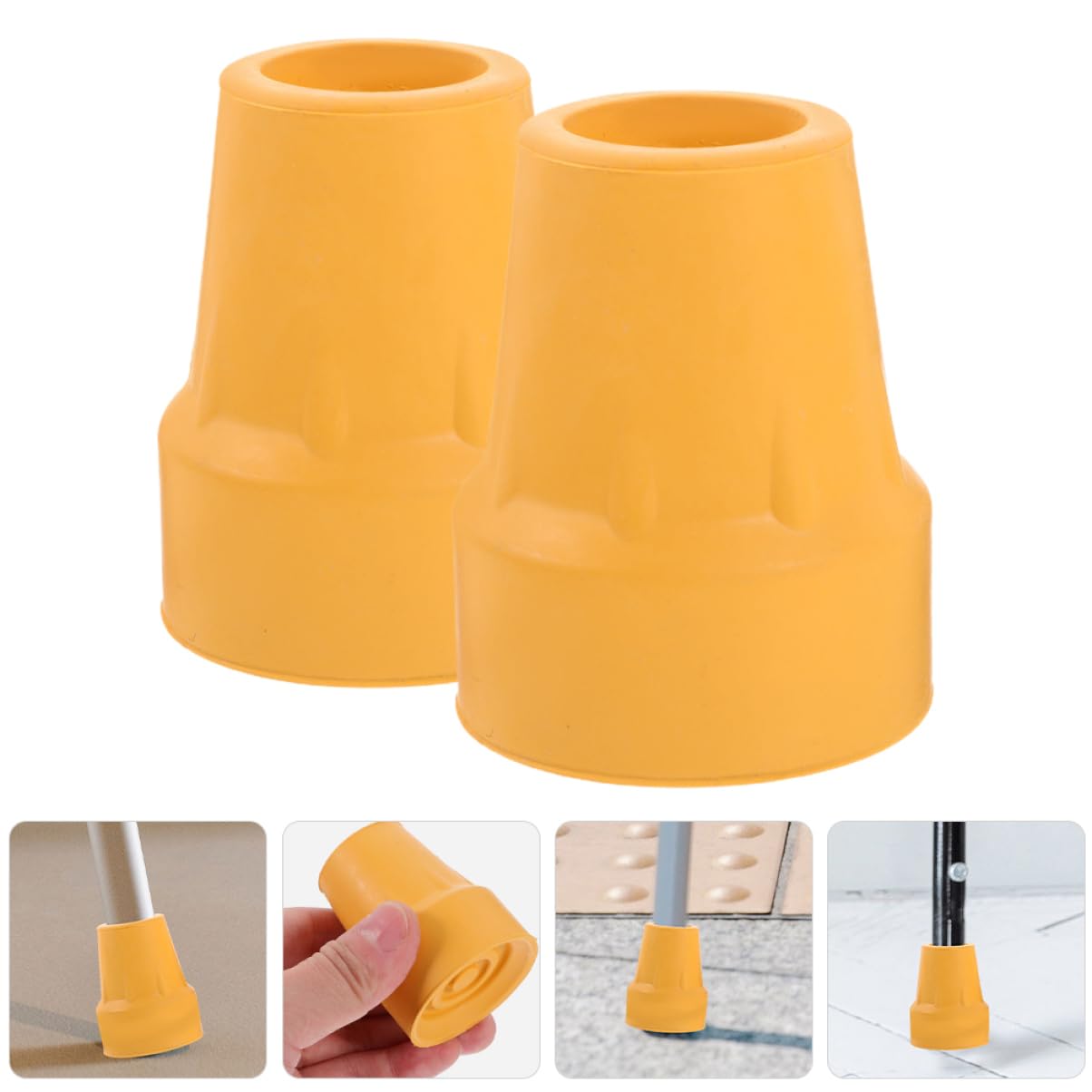5 Ensembles Embouts Antidérapants Pour Bâtons De Randonnée Tête Et Semelle Protection Pour Cannes Béquilles Embouts Pour Bâtons De Randonnée Embouts Robustes 2 pièces * 5