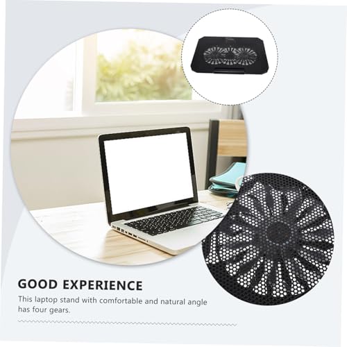 Base para notebook con dos ventiladores silenciosos y refrigeración miniatura 4