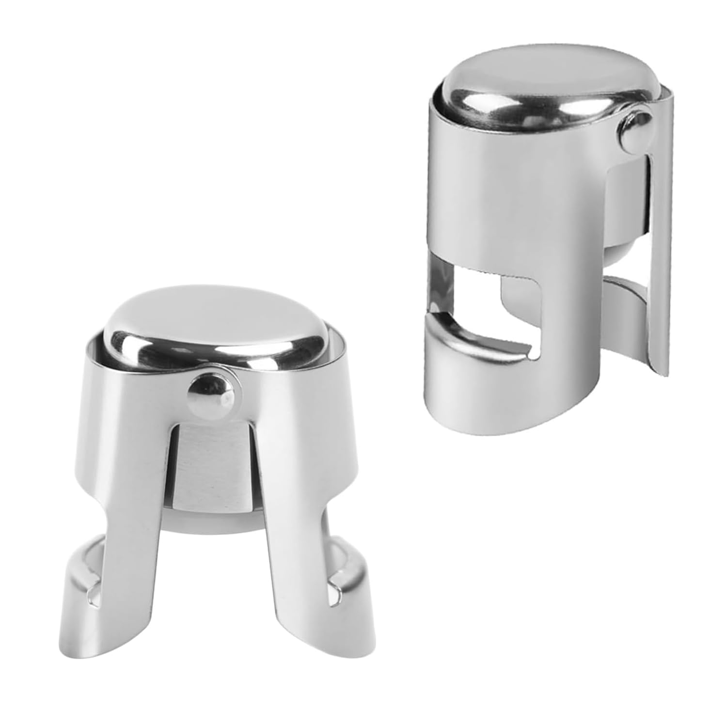 2 Pcs Champagne Bottle Stopper β Leak-Proof Sparkling Wine Stoppers, Reusable Champagne Sealer, Preserves Freshness