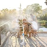 Evermagin Standing Misting Cooling System with 5 Memory Misting Line, Flexible Outdoor Misters for Outside Patio with 26.2FT Tube, Portable Water Misting for Cooling Outdoor BBQ