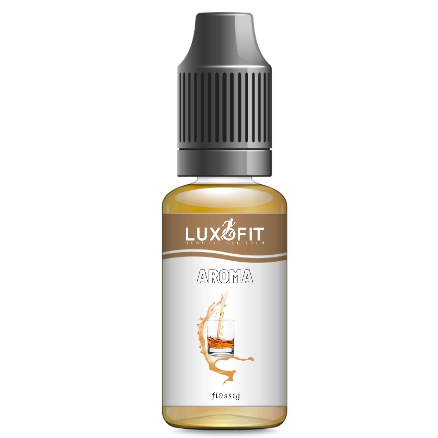 Luxofit Irish Whisky Aroma flüssig, Aromatisierung und Verfeinerung von Lebensmitteln und Getränken, Einfache Anwendung, GMO-frei, Vegetarisch und Vegan, Made in Germany (1 L)