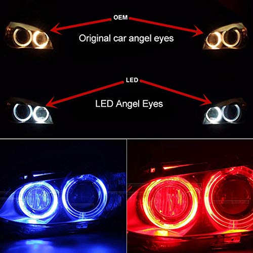 Angel Eye LED 120W bombillas luces de posición faros para BMW E90 E92 E82 E60 E70 X5 E71 X6 7
