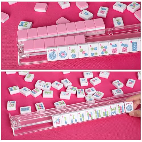 Set de fichas American Mahjong 166 piezas con bolsa miniatura 3
