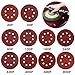 Price comparison product image Rovtop 100pcs 8-Holes Sanding Discs Pads,100pcs 5 Inch(125mm),Hook and Loop Sandpaper Discs 40/60/80/120//180/240/320/400/600/800 Grits Sandpaper for Random Orbit Sander
