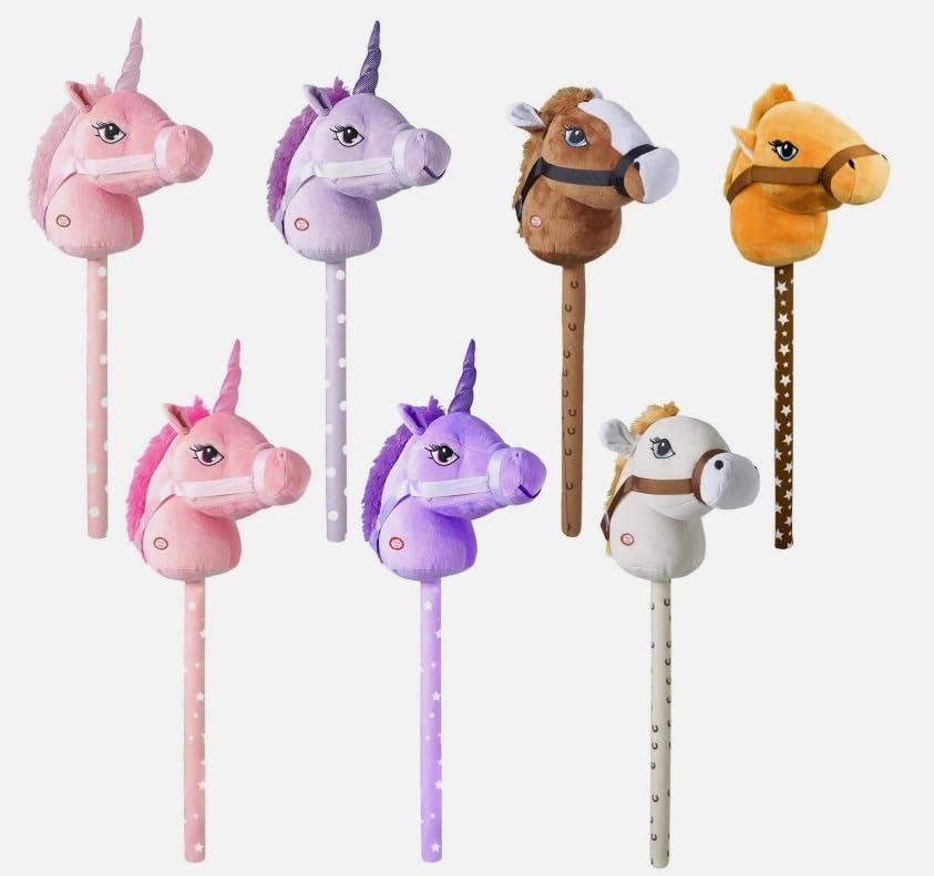 Unibos #1 Dusty The Light Hobby Horse With Real Sounds Home/Indoor (Assorted Colour)