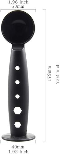 Miniatura 2 de Coffer - Manipulador multifuncional para expreso con cuchara medidora de 0.35 onzas, herramienta de ajuste de café para barista, prensa de granos de