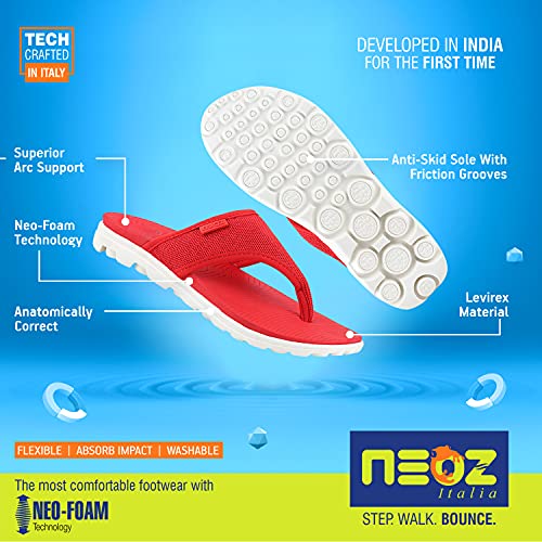 Image of Neoz Ultra Soft Women's Slippers with Cushion FootBed for Adult | Comfortable & Light Weight| Stylish & Anti-Skid| Waterproof & Everyday Flip Flops for Ladies /Girls