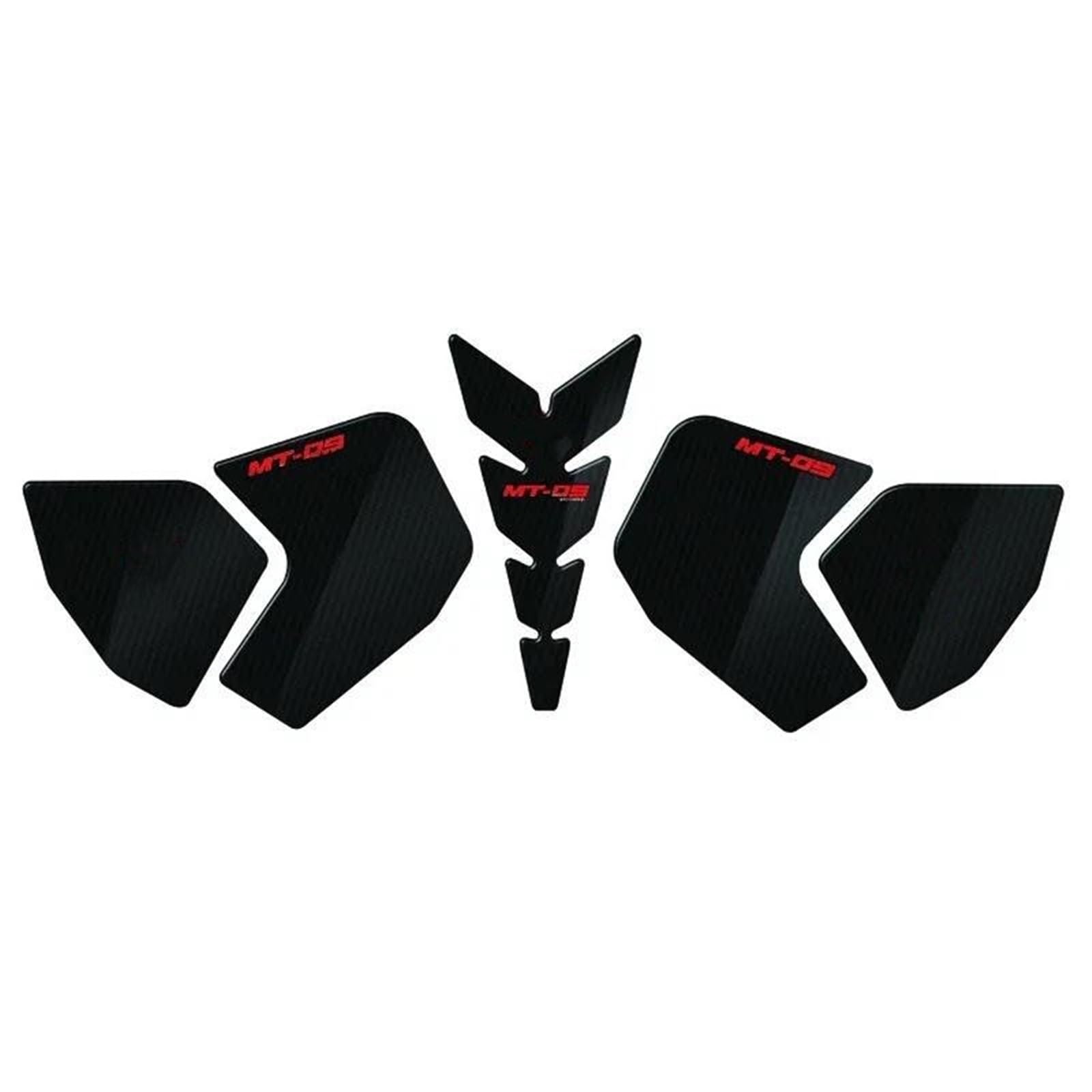 Ysdsls Color4 Motorcycle Tank Traction Pad Side Gas Grip Protective Sticker For Yamaha Fz09 Fz 09 Mt Mt09 2015 2013-2020(Color4)