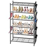 MWQ Zapatero de 6 niveles para armario, fácil