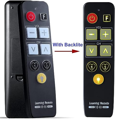 Universal Seniors Elderly Big Button IR Remote Control For TV, Simple Easy Basic Remote Control - Image 3