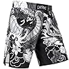 LAFROI Mens Boxing Shorts Jiu Jitsu MMA Cross Training Fighting Trunks Activewear with Drawstring-QJK06 Dragon Size XL #2