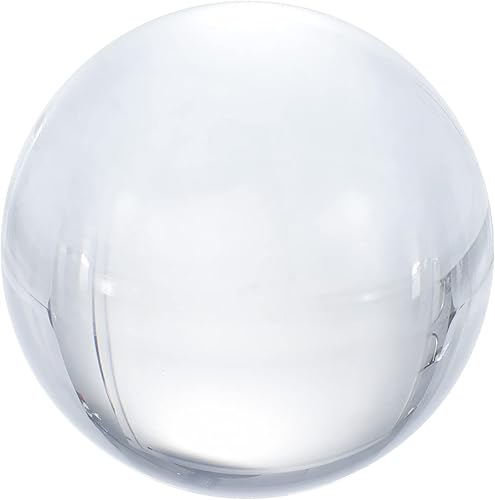 PATIKIL Bola de cristal de 2.8 pulgadas, bola de cristal K9 decorativa con caja de regalo para fotografía, decoración de oficina, transparente