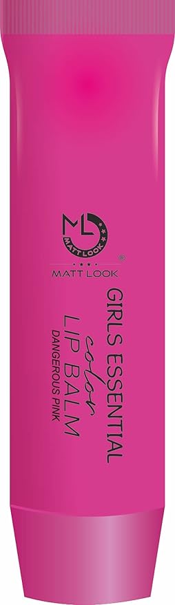 Mattlook Girls Essential Color Lipbalm LB-07-DENGEROUS PINK