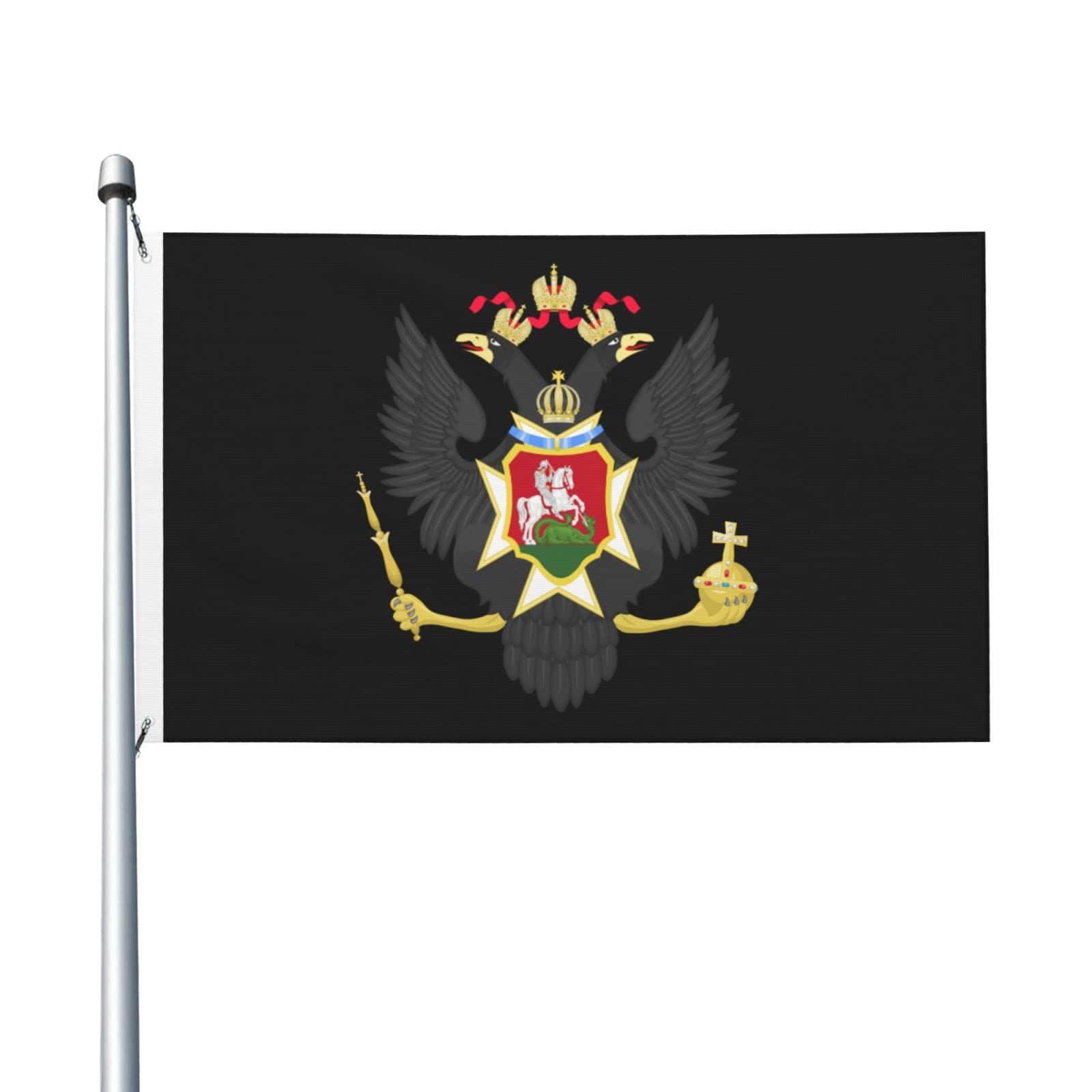Lesser Coat of Arms of Russian Empire 1800-1802 3x5ft Garden Flag 1 Indoor Outdoor Decoration Banner