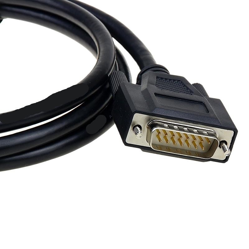 DB15 Cable macho/macho/hembra D-SUB de 15 pines, conector DB15, 2 filas, 15 pines, M/M, 1,5 m, 3 m, 3 m, 5 m (150 cm, macho a hembra)