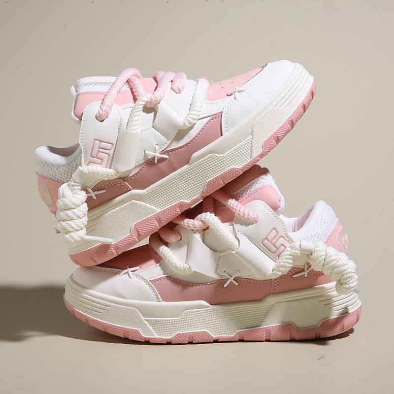 Women's Colorblock Patchwork Bootlace Worm Lace Up Low Top Athletic Sneakers, Trainers for Women, Casual Comfortable Sports Shoes, Designer Casual Sneakers for Women Daily Walking Fall2