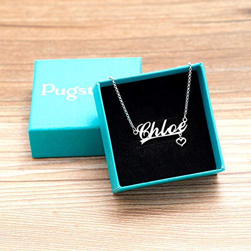 CharmSStory Sterling Silver Name Necklace Personalized Customized Pendant for Girls Boys Men Women2