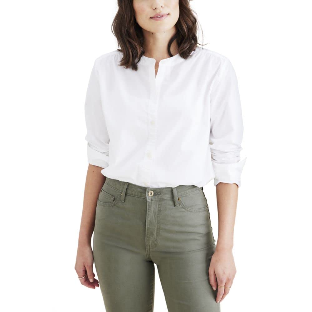 DockersWomen's Regular Fit Long Sleeve Button Down Shirt