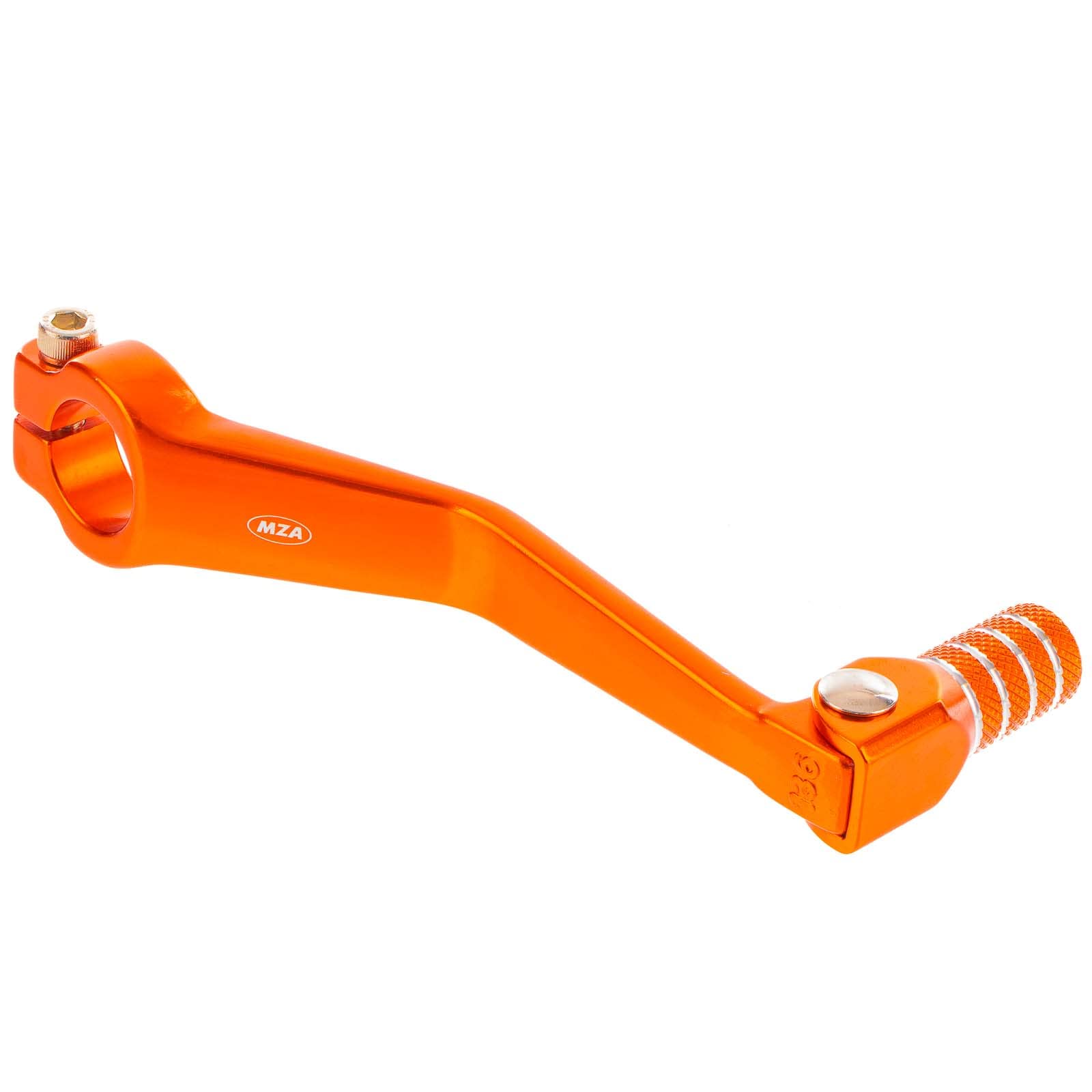 Enduro Sport/Tuning SET Kickstarterhebel + Fußschalthebel klappbar (mit Haltekugel+Feder, Federspannung einstellbar), Farbe orange