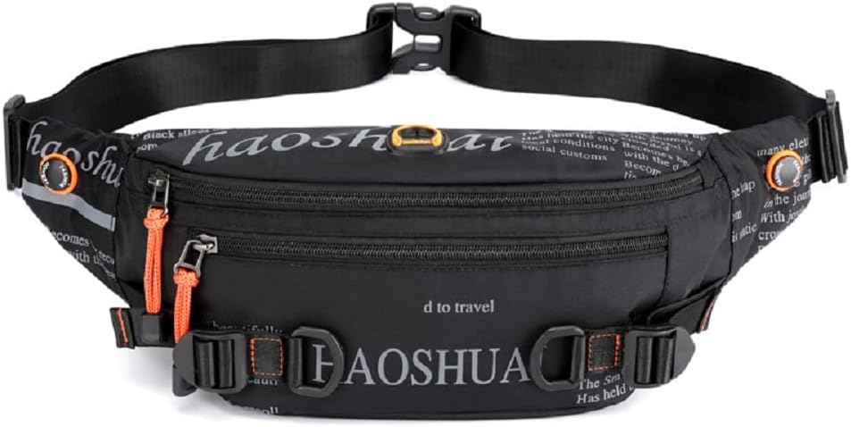 Waist Bag for Men Women, Waterproof Chest Bag Stylish Fanny Pouch Bag Sport Belt Bag for Travel Running Outdoor Sports Cycling
