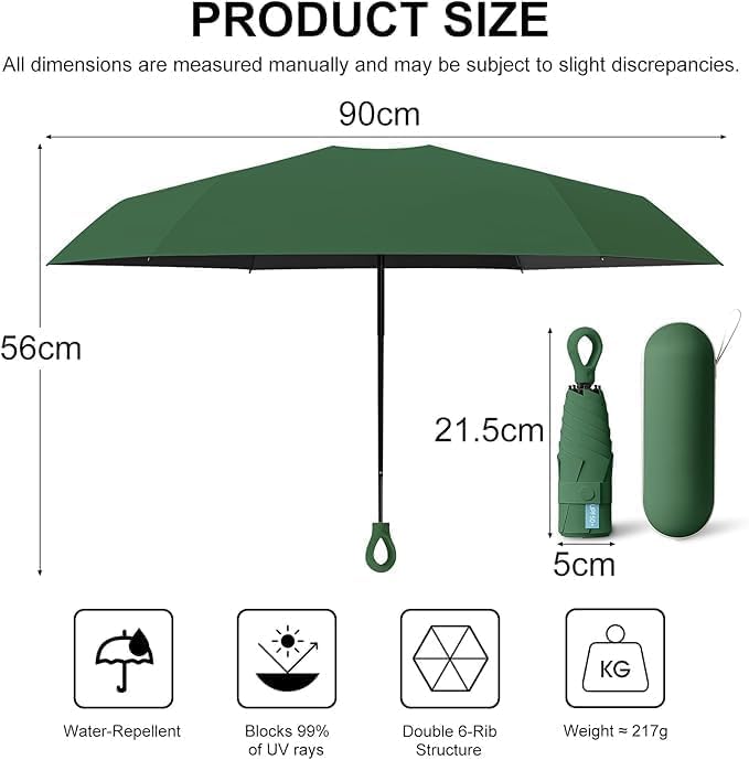 Image of Zemic Umbrella, UV Big Size Umbrella for Sun Protection Rain Windproof Strong Large 3 Fold For Men Women Kids Boys Girls Perfect & Stylish Windproof & Compact''