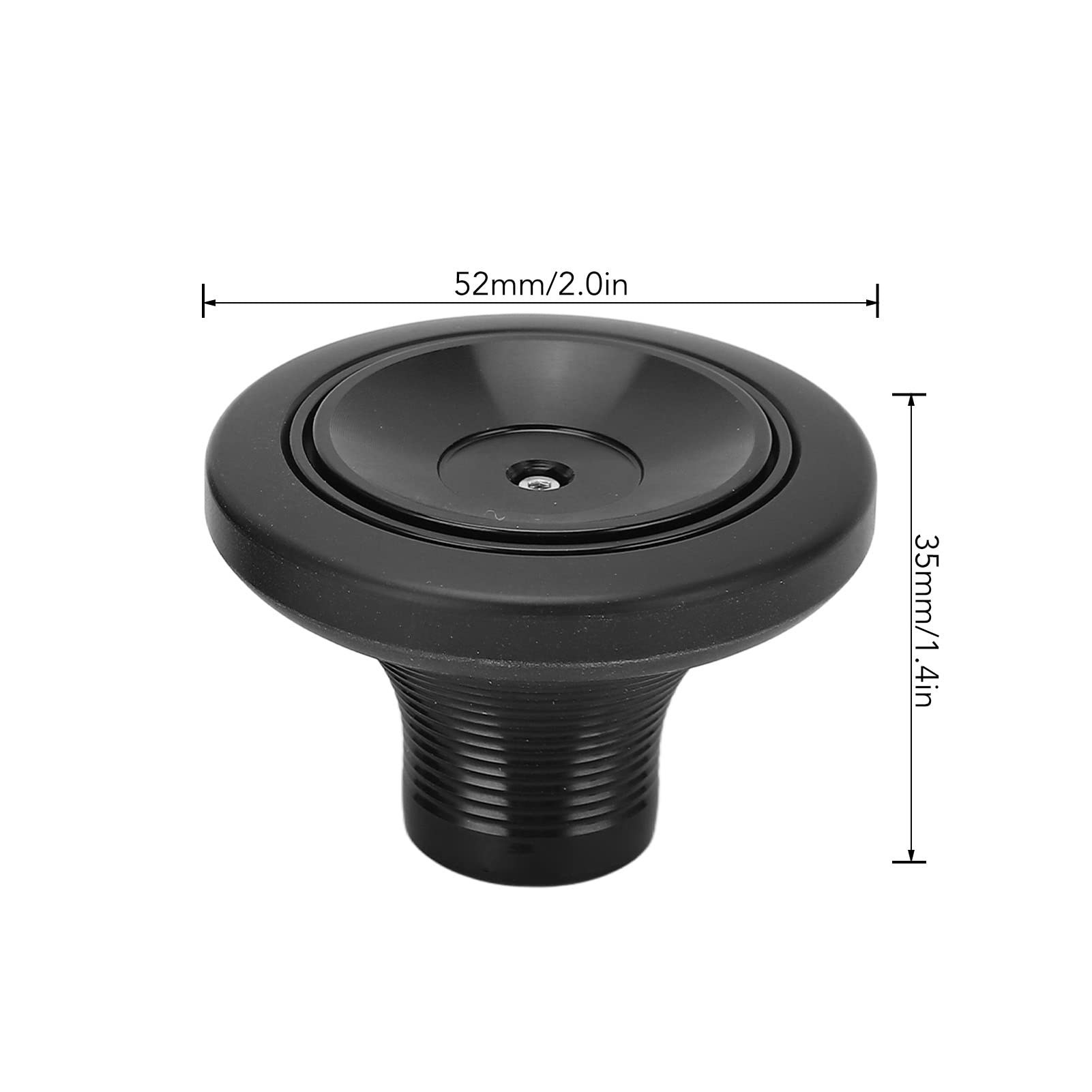 Yuecoom 1 Pair Folding Bike Easywheel, Black Aluminum Alloy Anodizing Folding Bicycle Simple Wheel, Center Bearing Bike Easywheel Accessory for Folding Bike