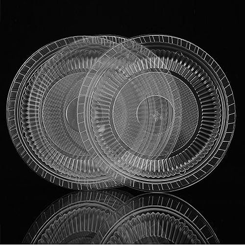 Yaosheng 100Pcs Disposable Plastic Table ​Plate For Party Supplies,Holiday,Easter,Cake. #TOP2