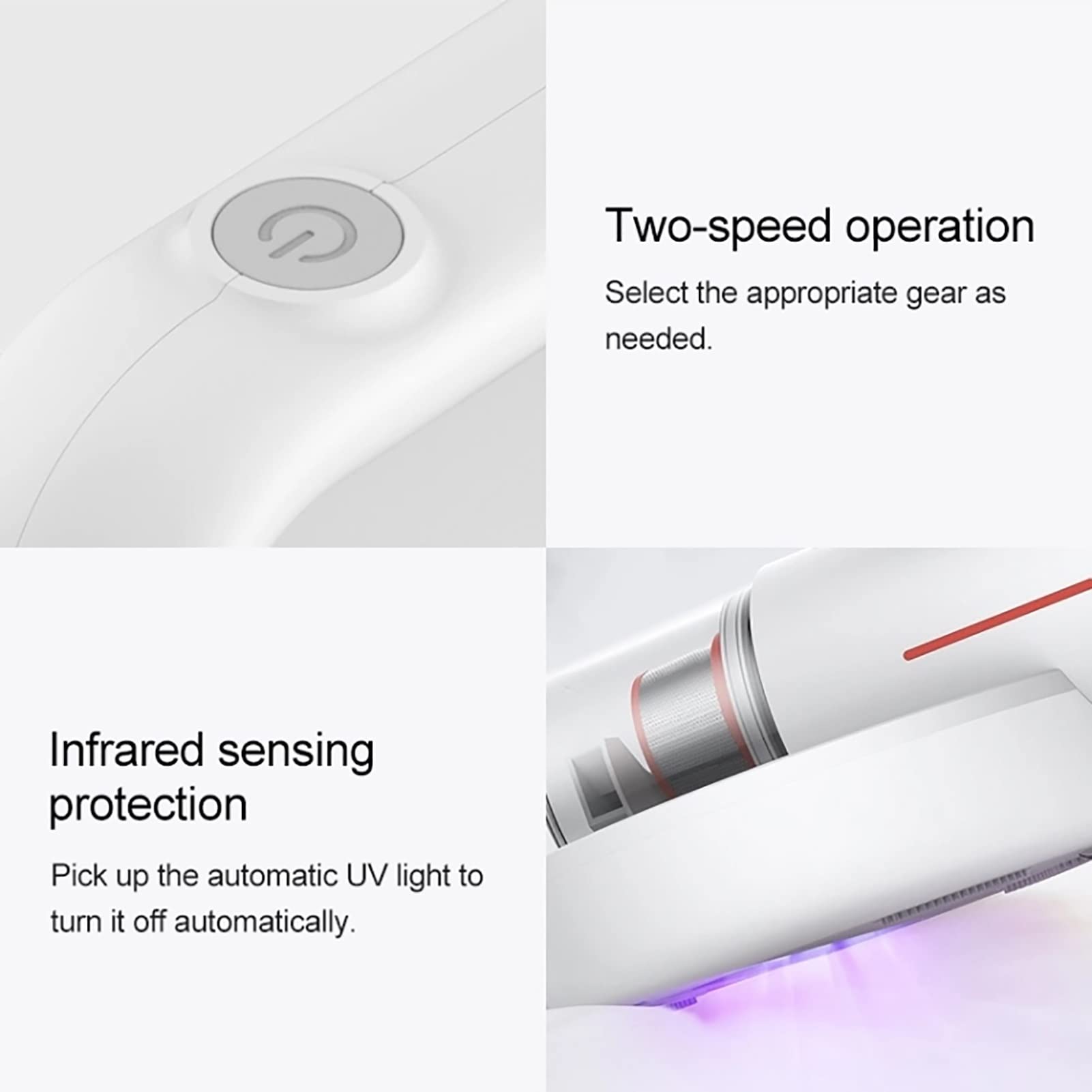 3 In 1 Aspirapolvere Wireless UV Con Filtraggio HEPA Aspirapolvere Portatile Per Acari Macchina Per La Pulizia Dei Materassi Strumento Per La Rimozione Degli Acari Distrugge Fino Al 99,9% Di Tutti