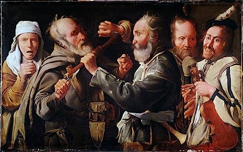 Toile moderne Georges de La Tour, affiche de peinture haut de gamme