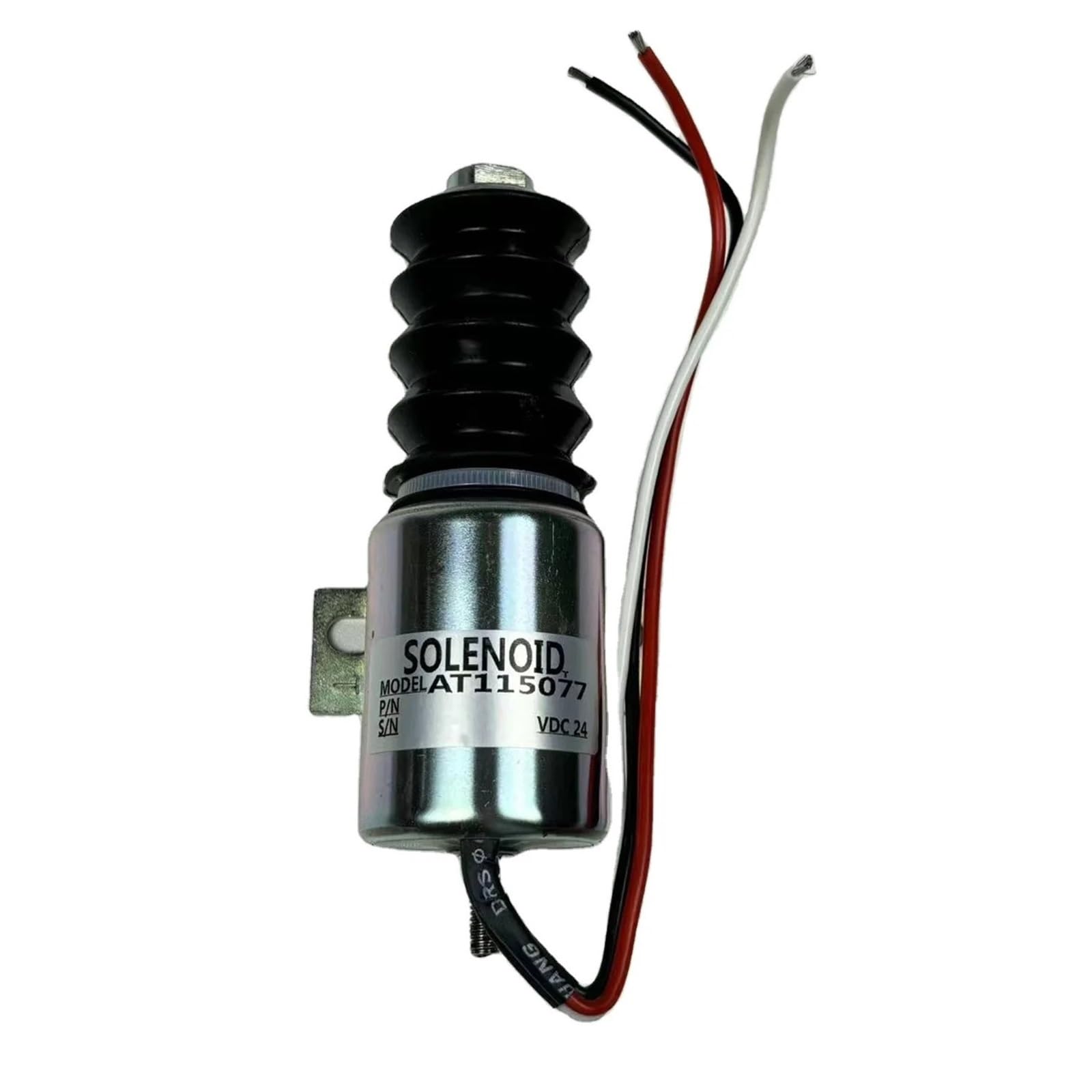 Fuel Shutoff Solenoid AT115077 for Excavator 690D 690DR 693D Engine