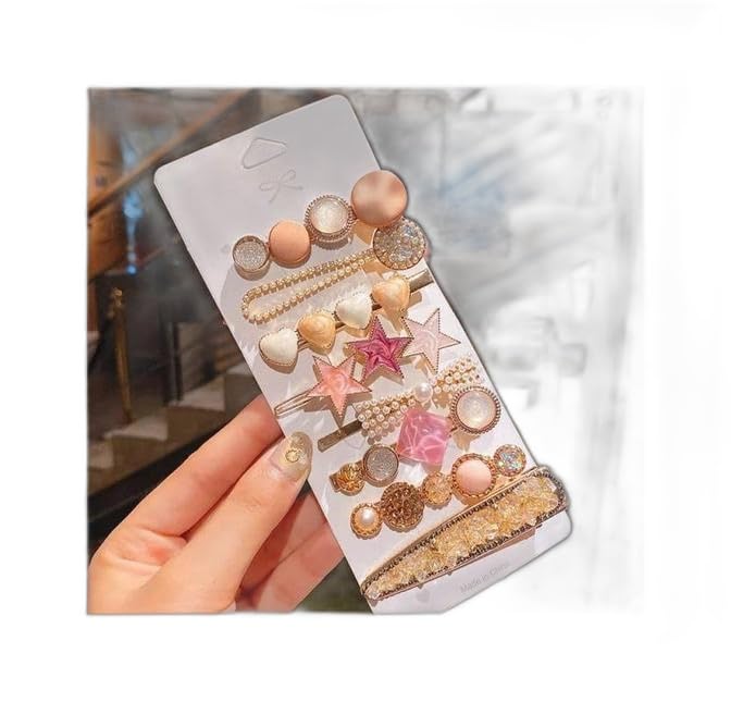 Women’s Hair Accessories| style – 157 Stylish Women Multicolor Hair Pin Metal Hair Accessories Pack of 8 simple and elegant style