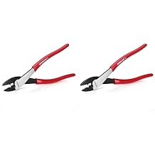ARROW 9.5" Wire Crimper/Cutter, Wire Crimping Tool with Thick Dip-Grip Handle, CR-V Steel, Crimper Tool Electrical for 1022 AWG Insulated & Non-Insulated Terminals and Connectors Pack of 2