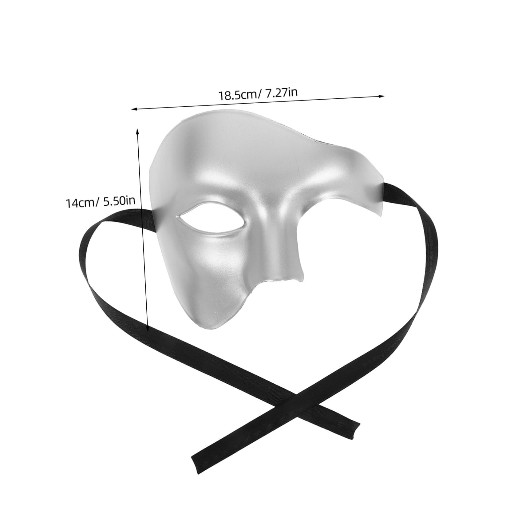 Homoyoyo Carnival Half Face Mask for Men Elegant Decorative Masquerade Mask for Themed Parties Construction for Halloween Cosplay Events