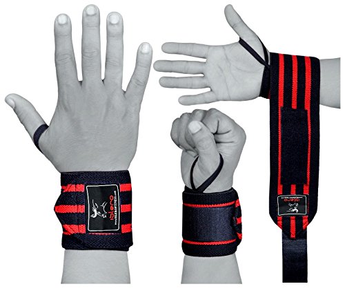 RDX Sangle Musculation Gym Levage Support De Poignet Bandage Fitness