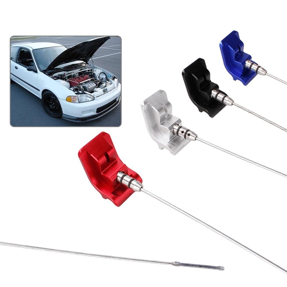 Asta olio motore Adatto per Hon&da K-Series Motore Dip Stick Strumento di controllo del livello Asta olio in lega alluminio billet(K20 Red)