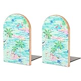 Photo Gallery fermalibri fermalibri per scaffali per contenere libri hawaiian flamingo island print piccoli fermalibri antiscivolo decorativo in legno home office desk Photo Gallery fermalibri fermalibri per scaffali per contenere libri hawaiian flamingo island print piccoli fermalibri antiscivolo decorativo in legno home office desk
