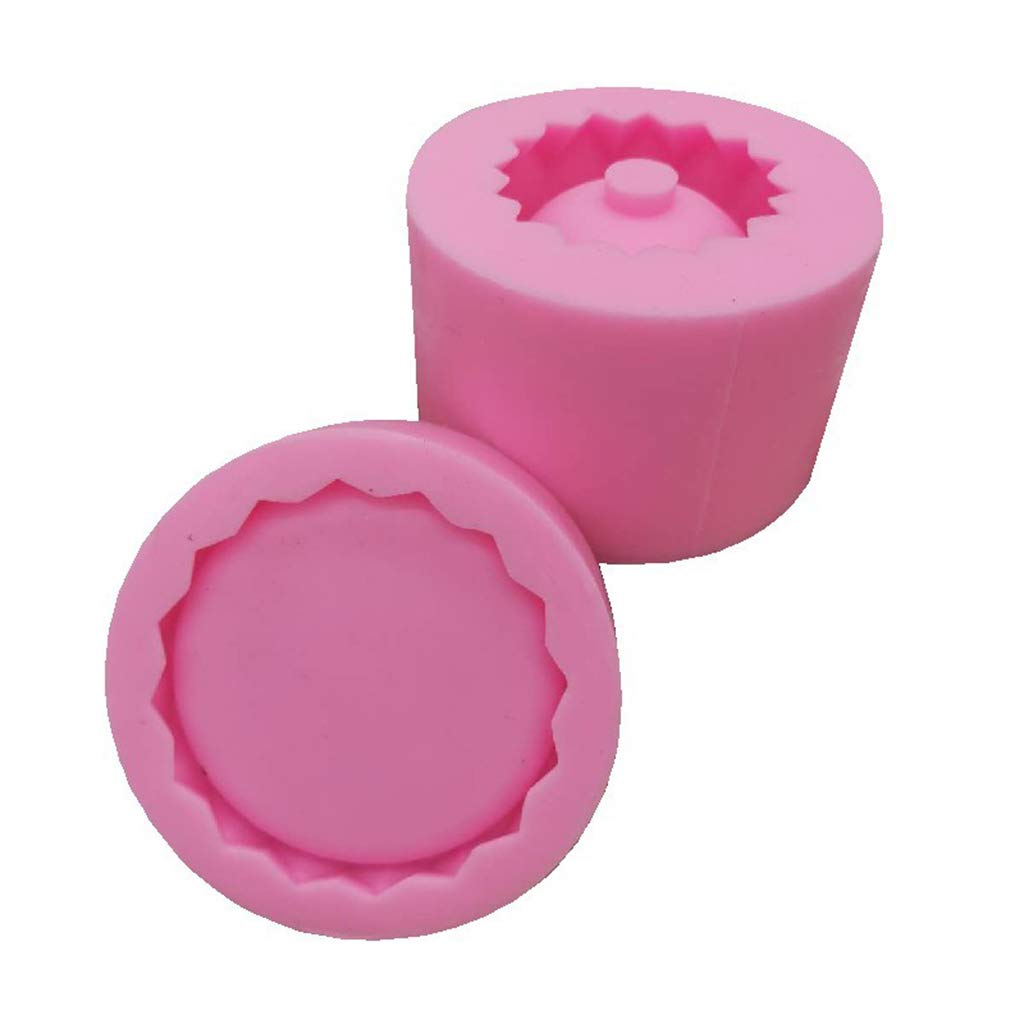 jijiwaiwai Flower Pot Silicone Mold for Epoxy Resin Concrete Clay Succulent Planter Ashtray Silicone Baking Pan