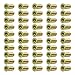 50 Pieces M6 M8 Internal Thread Hex Socket Threaded Insert Nuts for Wood Furniture Screw-in Nuts (M625)