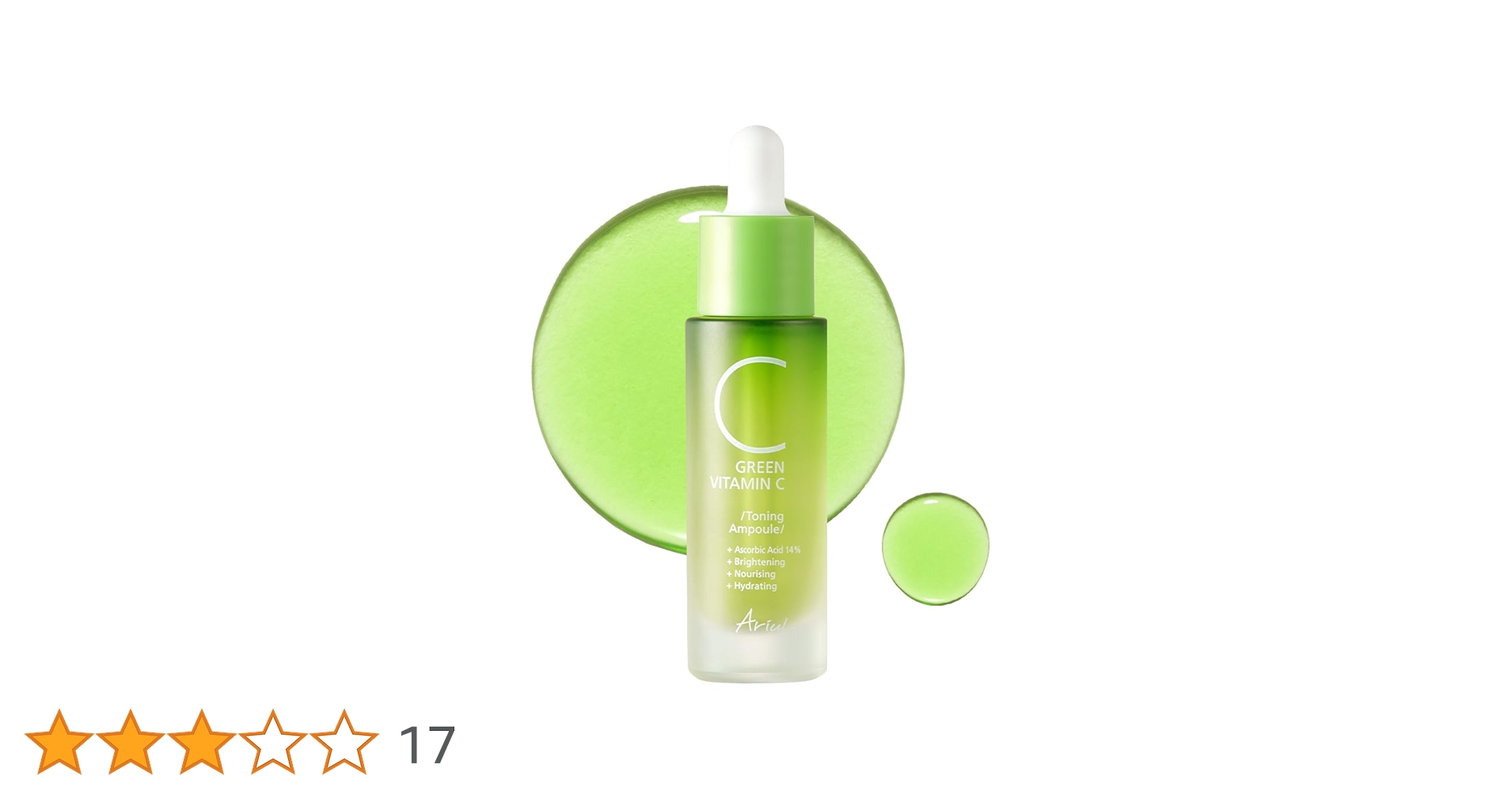 Amazon | Ariul グリーンビタミンC14 トーニングセラム 15mL 高