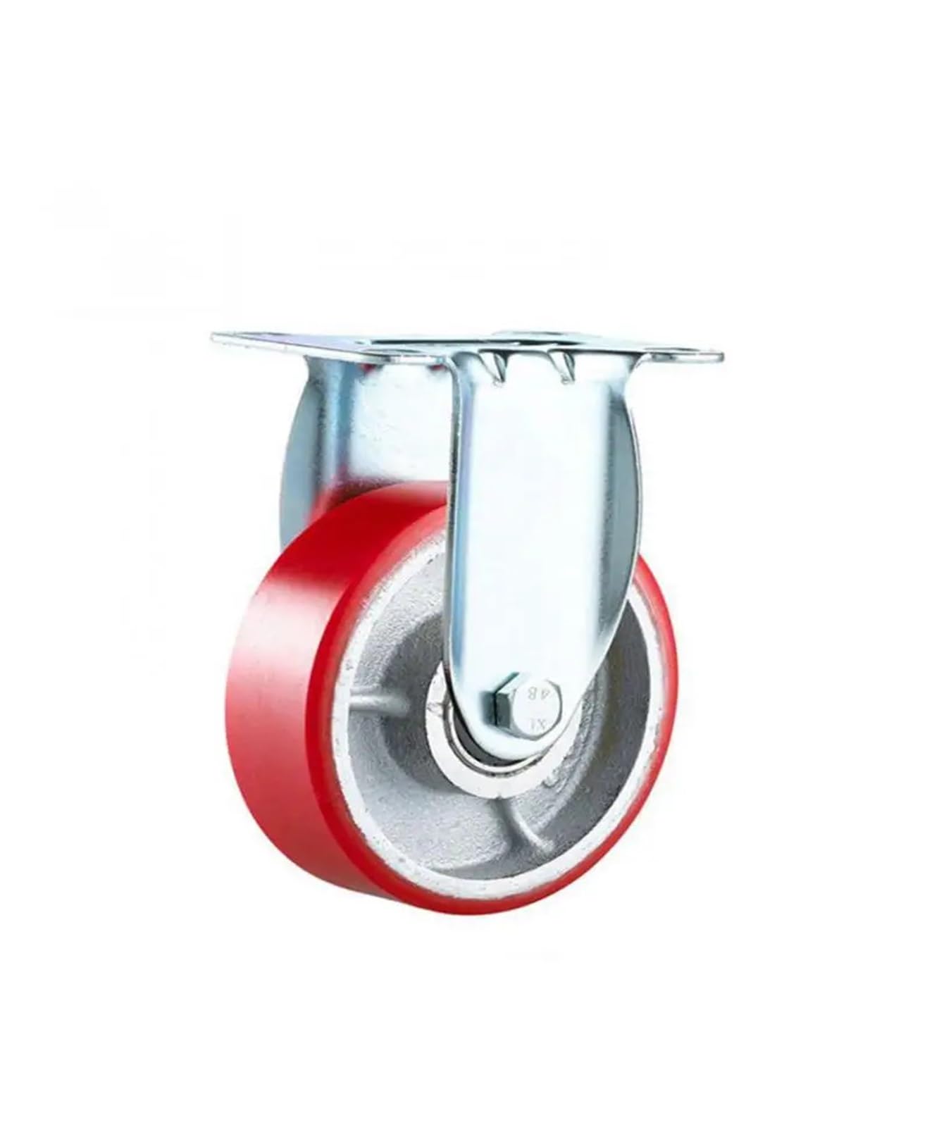 MXXDMOPD 1 Caster 4-inch Iron core PU Directional Wheel Medium-Sized Polyurethane Silent wear-Resistant Industrial