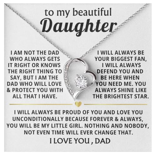 Jewelry To My Beautiful Daughter - I will always be your biggest fan, Gift From Dad, Father Daughter Gift, Dad to Daughter Gift, Christmas Birthday Gift