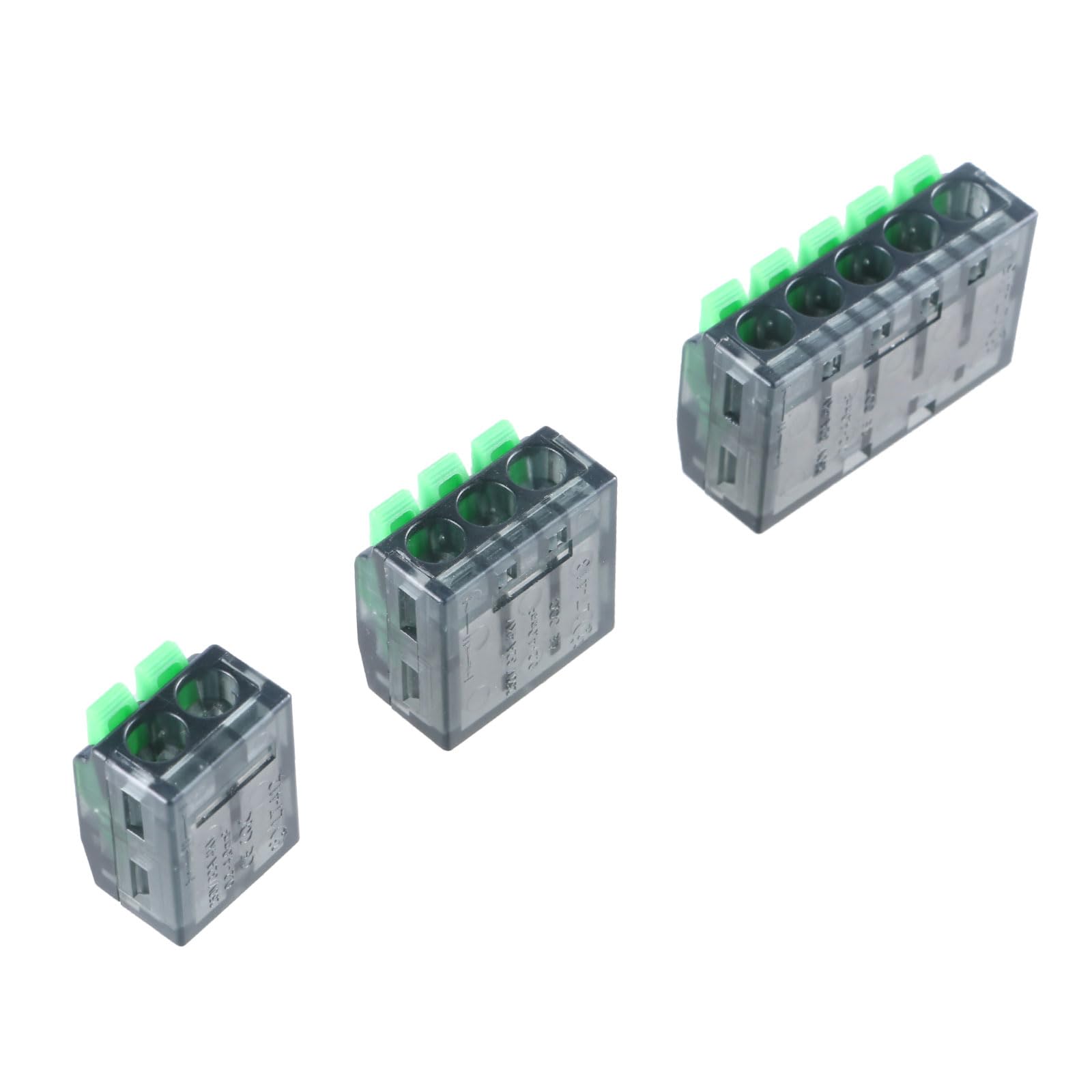 Générique Connecteur de Fil à leviers, 75 pièces, bornes de Connexion Rapide, connecteurs électriques, bornes d ' épissure de câble Rapides, connecteurs de câble faciles à Utiliser
