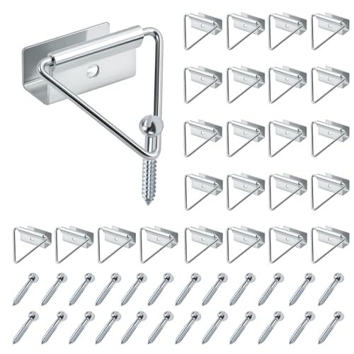 25 Pack PL 14656 Window Screen Bottom Latch Clips Replacement for Prime-Line 7/16' Window Screens...