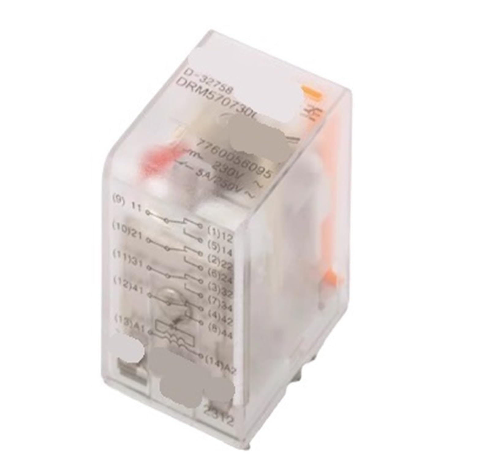 Relais 14 broches AC220V DRM570730L commande armoire électrique - 2